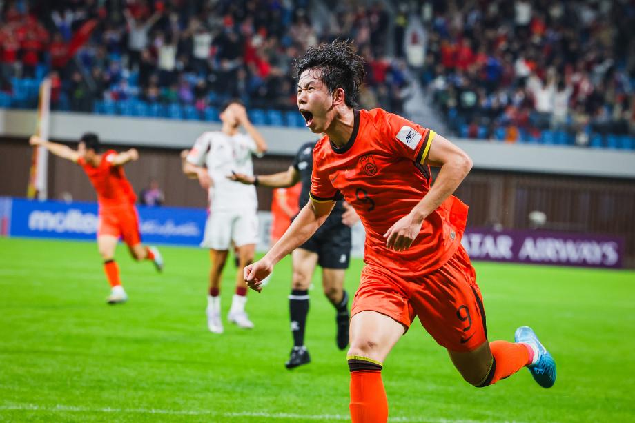 [图]U20亚洲杯-蒯纪闻破门 国青2-1卡塔尔迎开门红百度新闻
