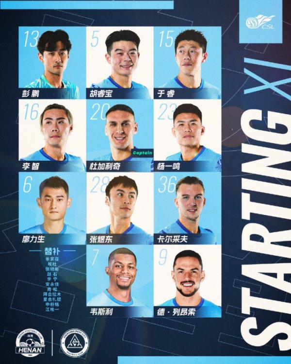 深圳新鹏城客战河南俱乐部酒祖杜康杆位阵形    出炉！