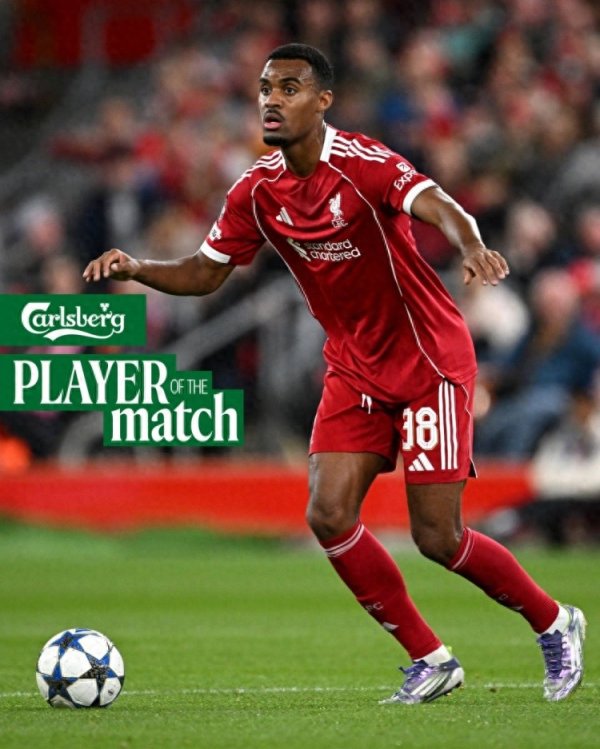 送出助功 +7次对峙 成功! 赫拉芬贝赫当选本场利物浦队内最佳球员 送出助功 +7次对峙 成功! 赫拉芬贝赫当选本场利物浦队内最佳球员