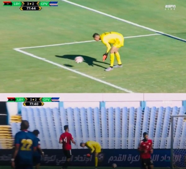 离谱漏球送礼！非洲名记：利比亚足协将对守门员错误  立即启动审查