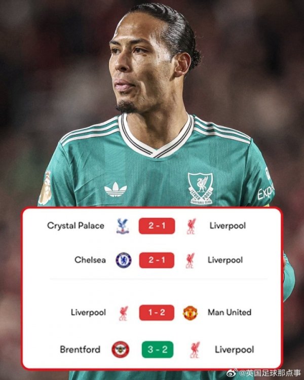 【竞技状态 暴跌】利物浦已经输了4场英超 与上赛季整个赛季一样多👀 【竞技状态 暴跌】利物浦已经输了4场英超 与上赛季整个赛季一样多👀