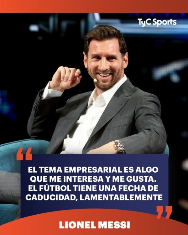 梅老板😎梅西：没考虑退役但生涯总有尽头 对商业感兴趣想去学