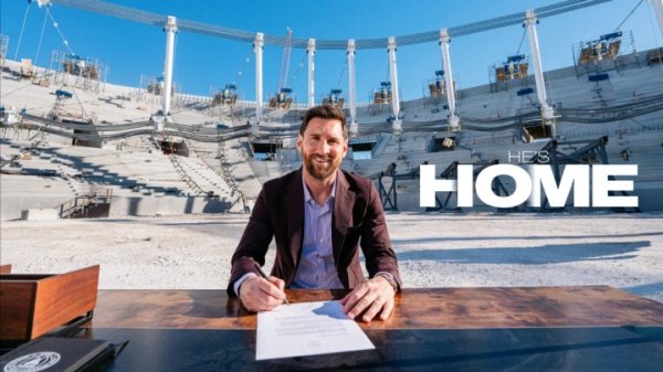 阿媒：迈阿密国际计划将新运动活动    场  的名字命名为梅西运动活动    场  ！