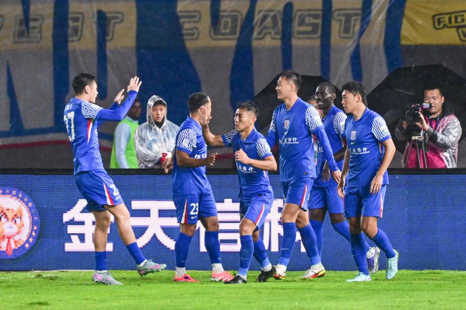 [图]于汉超破门 上海申花2-1反转  青岛西海岸2025年欧冠冠军是谁