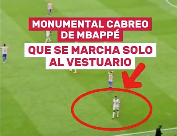 输不起？皇马蒙羞后仅3人谢场：姆巴佩头也不回离开 佛爷脸色铁青